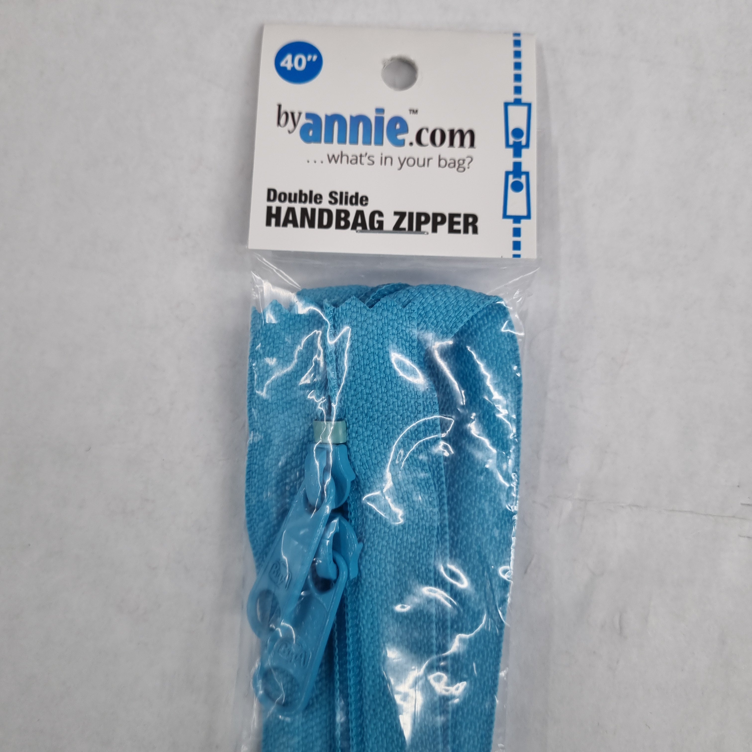 byAnnie Zipper 40" Parrot Blue