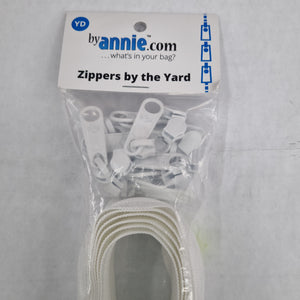 byAnnie Zipper By the yard white