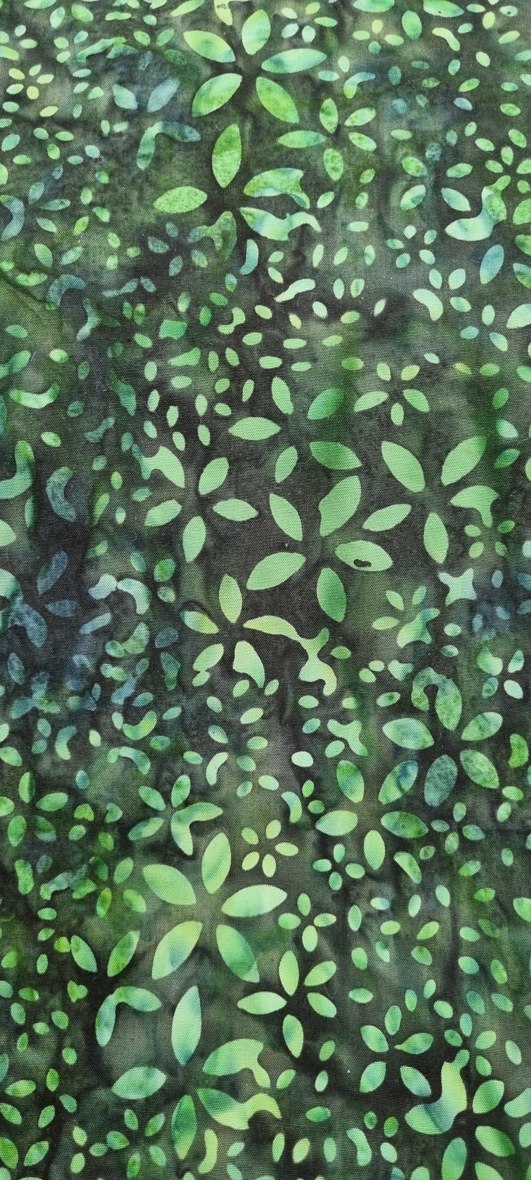 Batik Backing forest Flowers