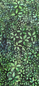 Batik Backing forest Flowers