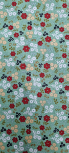 Poppies Patchwork - Mint