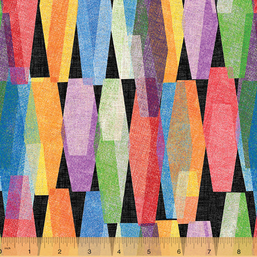 Quilt backing Black/Multi