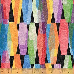 Quilt backing Black/Multi