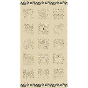Bloom & Grow Embroidery 60cm panel