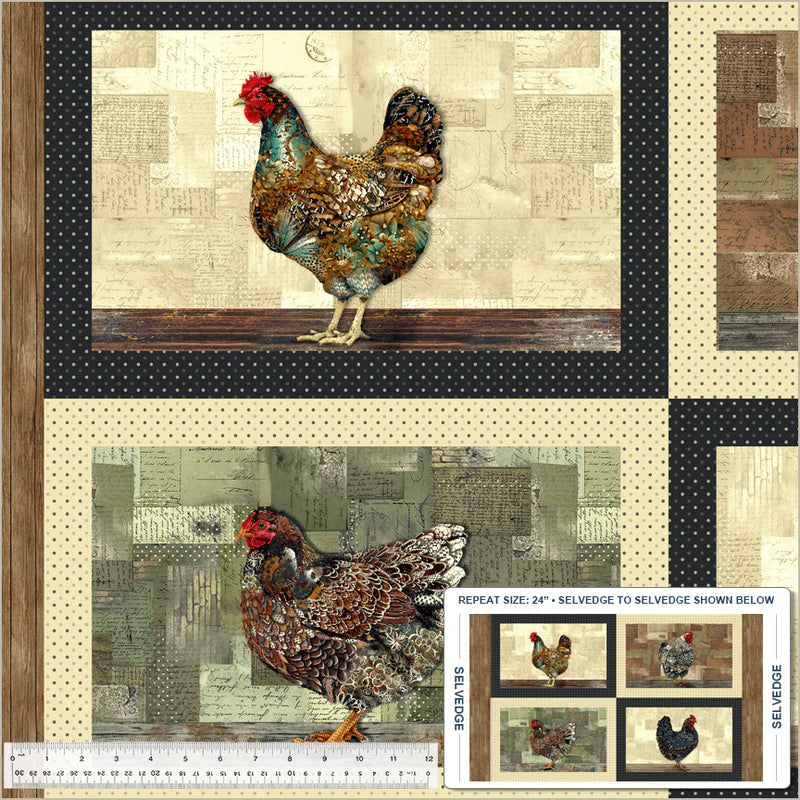 Boho Chick Col.101 60cm Panel