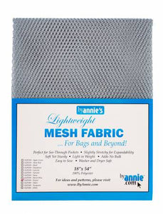 By Annie Mesh Fabric Pewter
