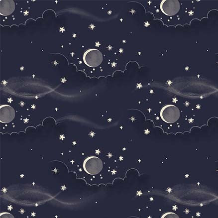Nocturnal Garden-Moonsky-Midnight