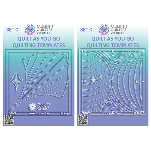 Pauline Rogers quilting templates set C