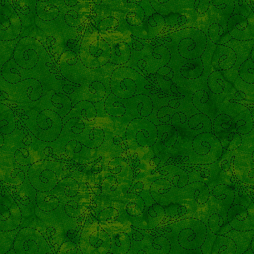 Stitch 108" Backing - Green