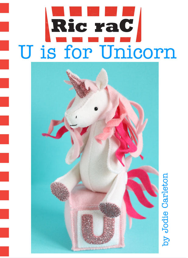U is for Unicorn Ric Rac