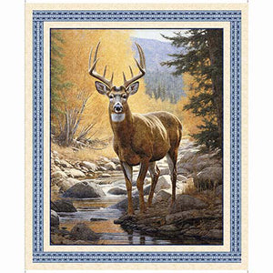Deer Panel - 90cms wide