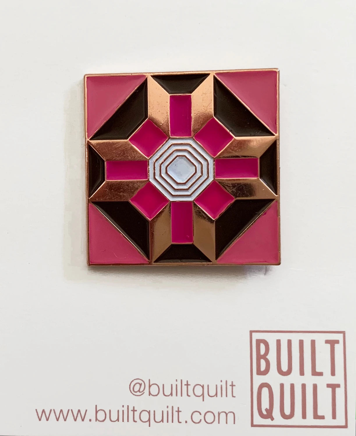 Build Quilt - Enamel Pin