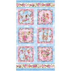 Fairy Garden Panel 24'' - Blue