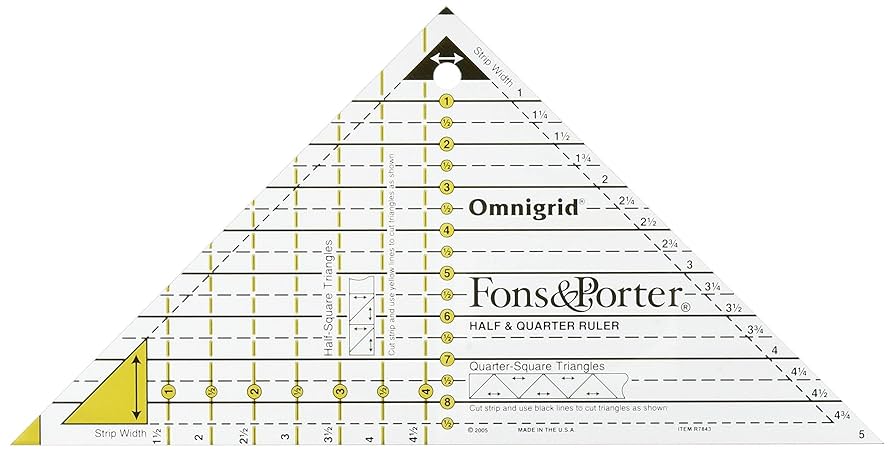 Half and Quarter Ruler - Fons&Porter