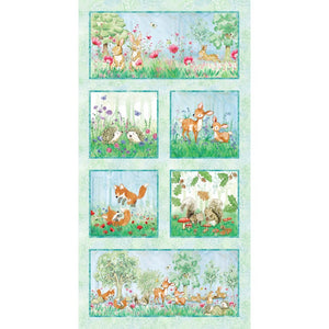 Little Acorns-Woodland Panel 24"