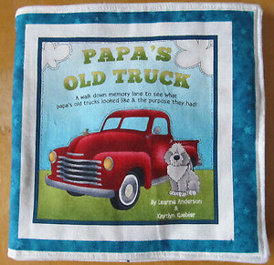 Papa's Old Truck Book Panel