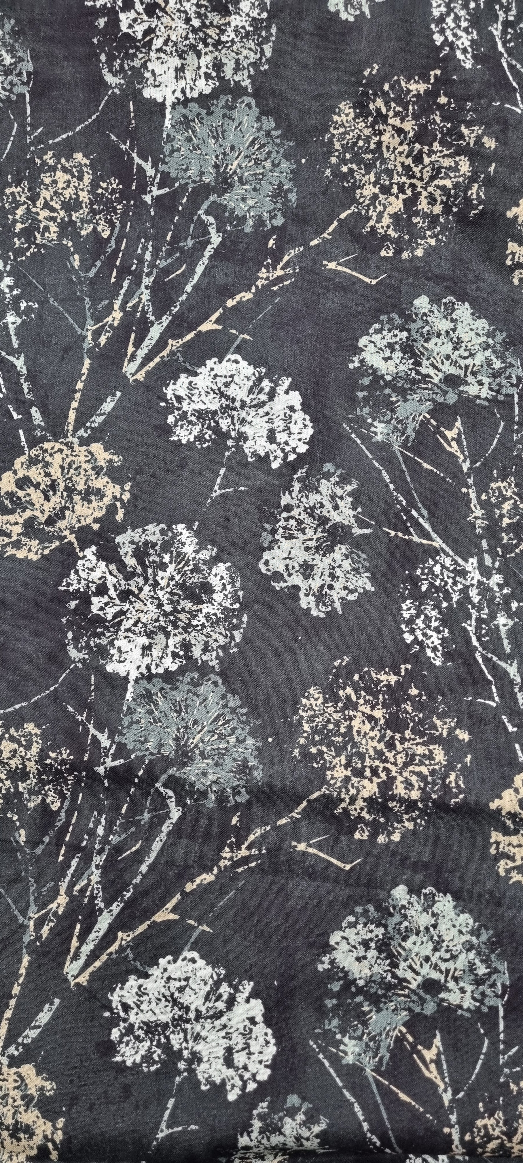 In the Wind 108"- Charcoal - Backing