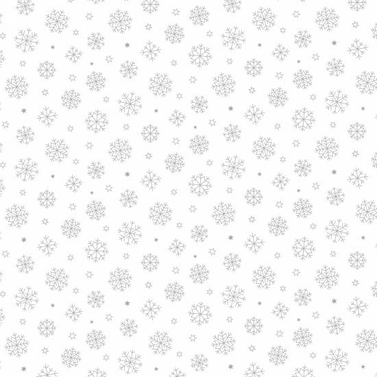 White Christmas104-Sflake silver