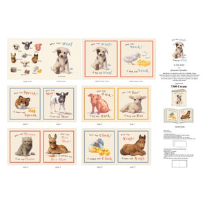 Who Says Woof  Book panel
