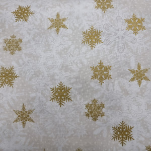 Magic of Winter - Gold Snowflakes