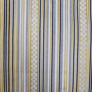 Stripes and Shapes - Black/Gold