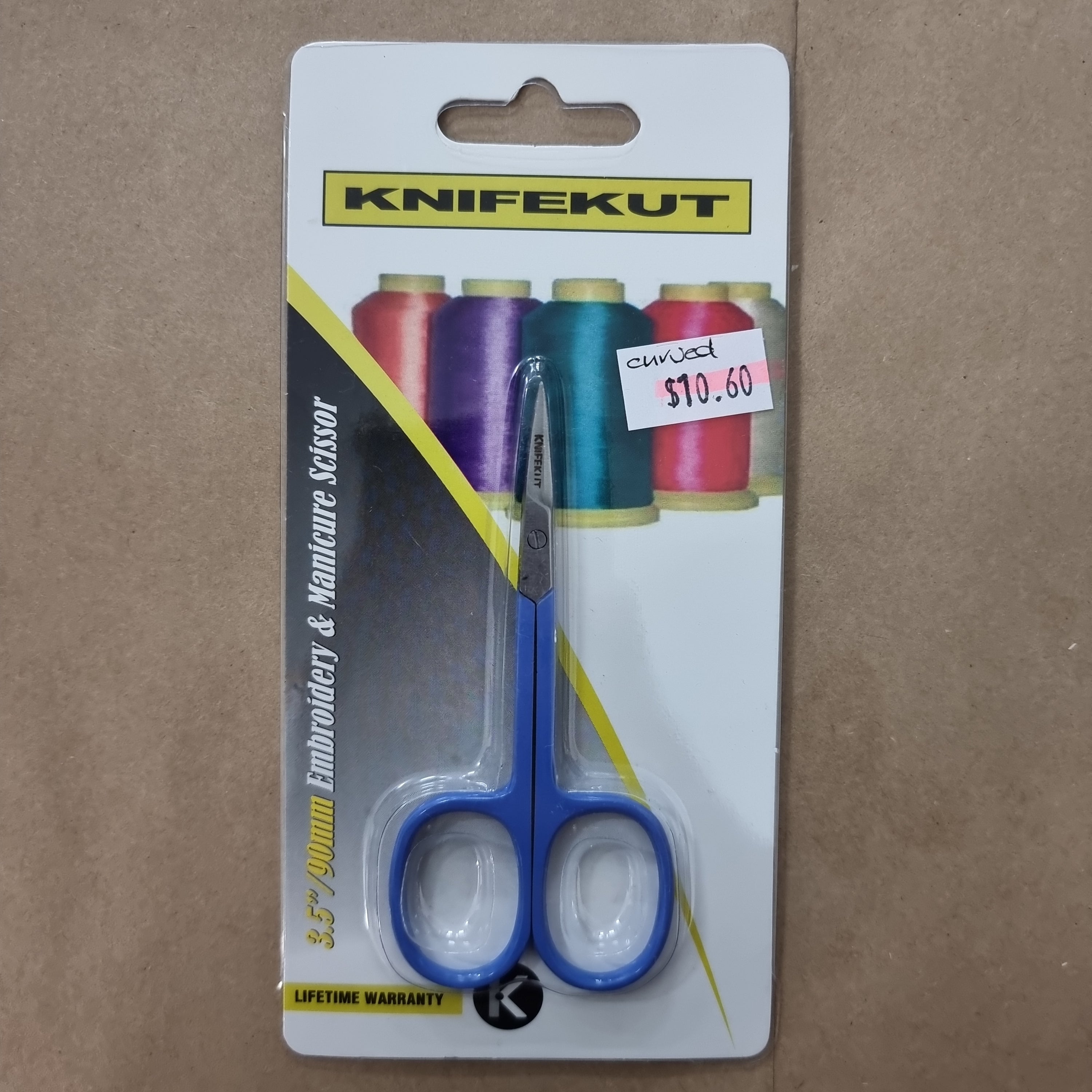 Knifekut Embroidery Curved Scissors