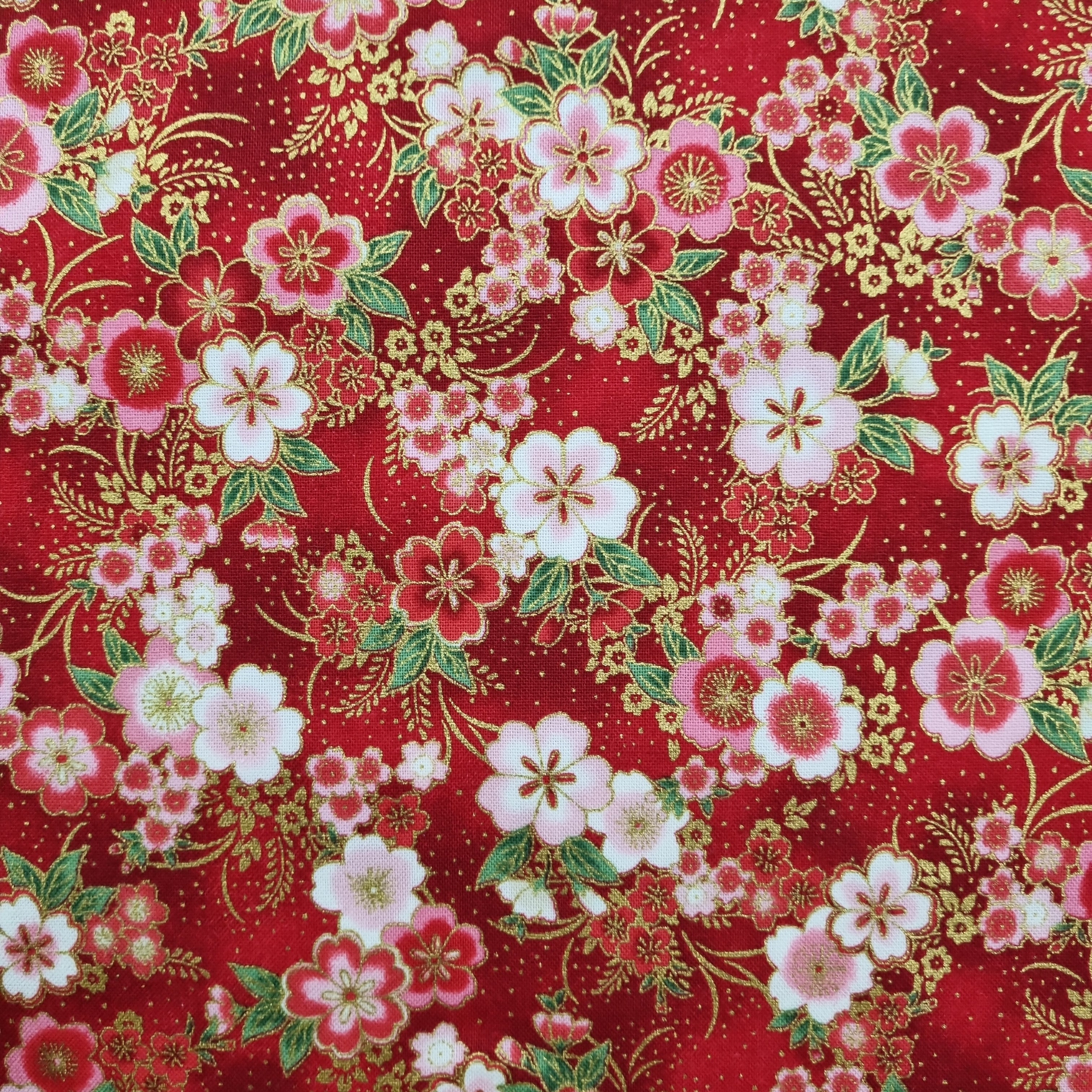 Imperial small flowers red