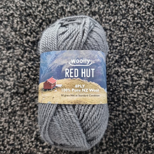 Red Hut 8ply Wool 37 * College