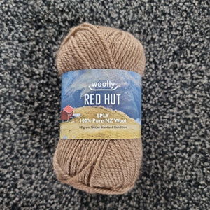Red Hut 8ply Wool 34 * Fawn