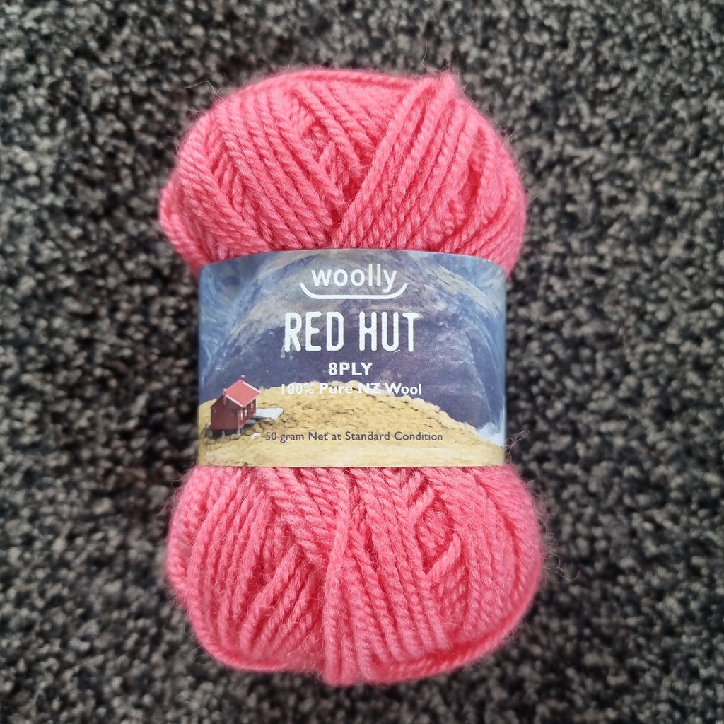Red Hut 8ply Wool 21 Coral – Aroha Quilts
