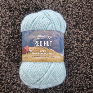 Red Hut 8ply Wool 25 Soft Aqua