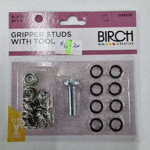 Gripper Stud with Tool - Black