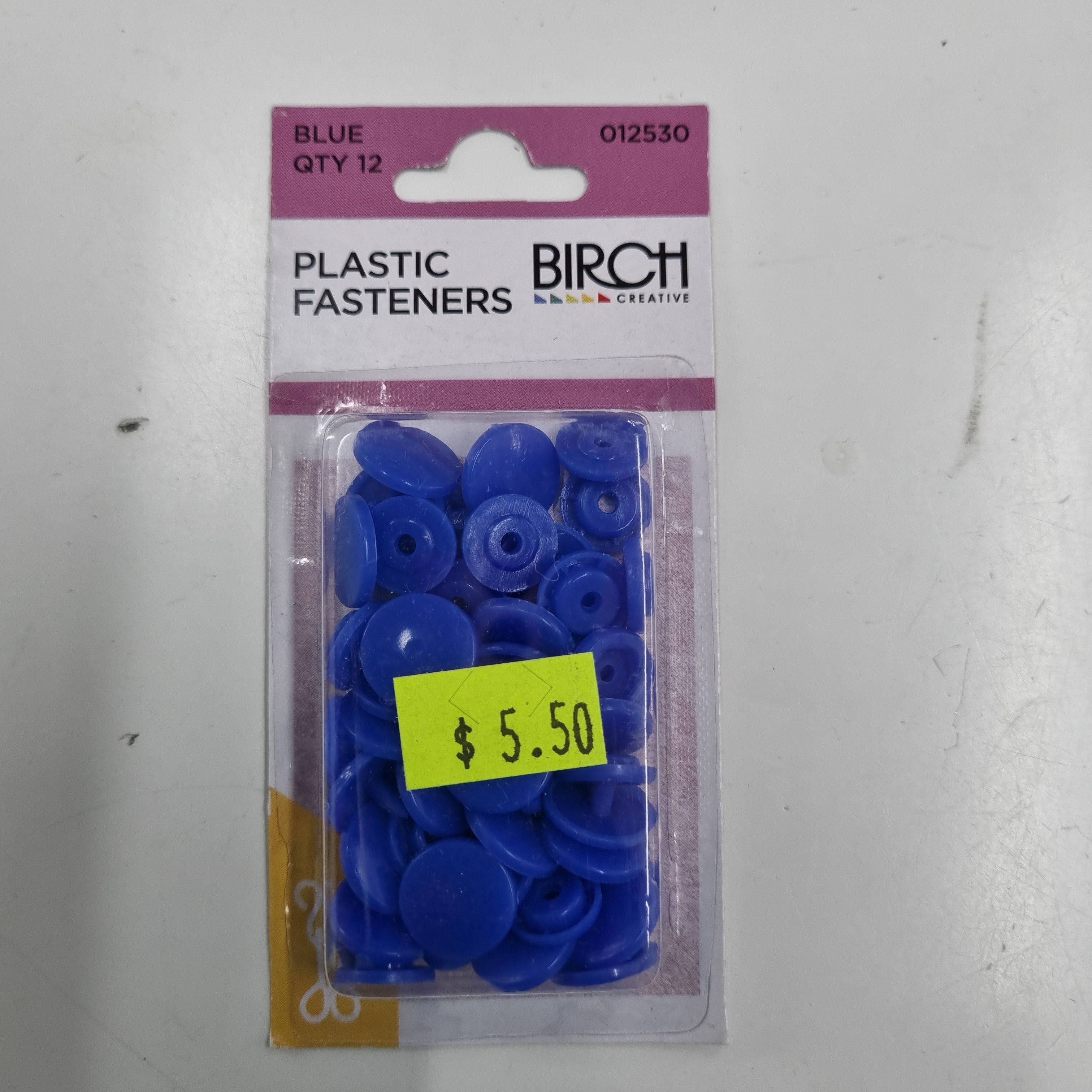 Plasitic Fastener Blue