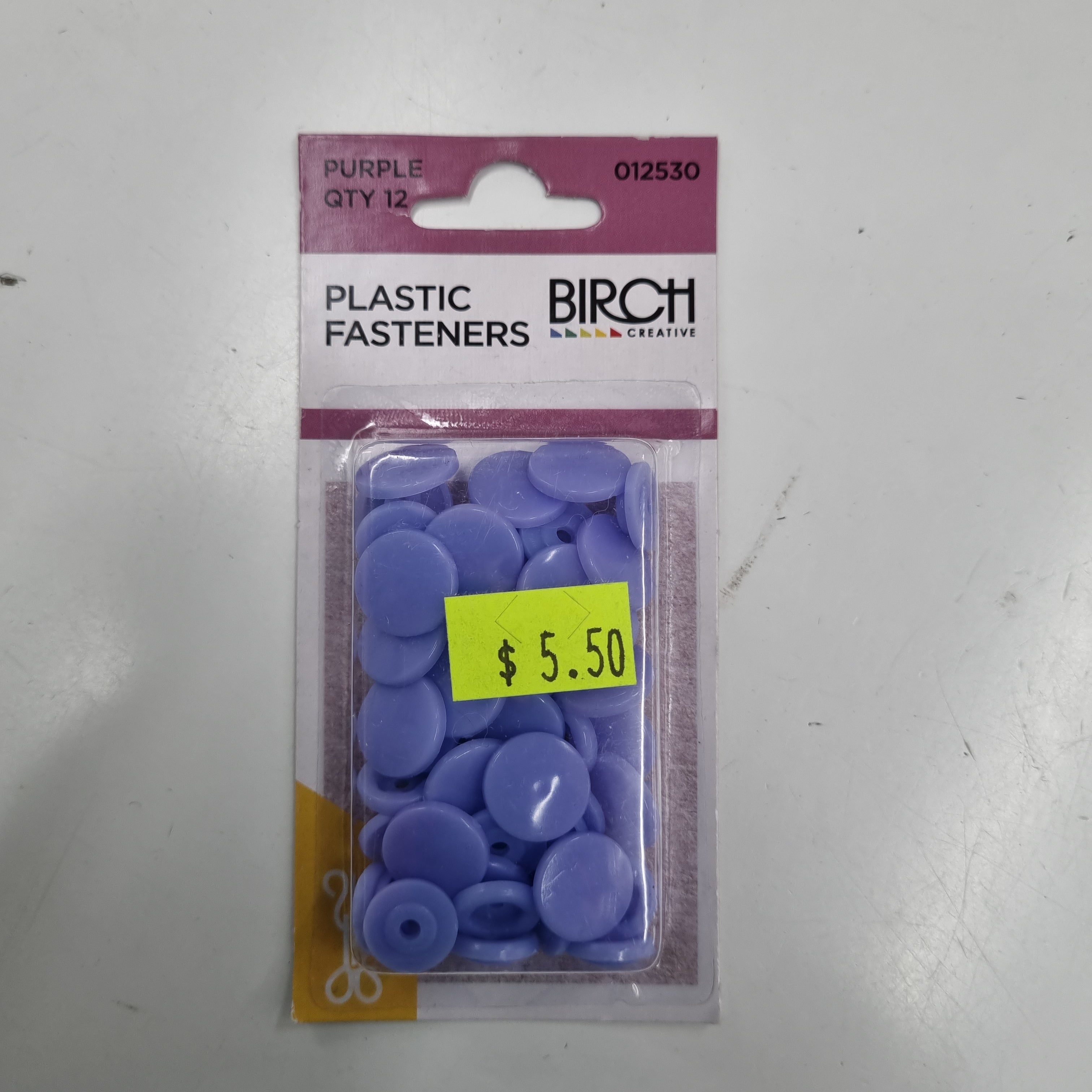 Plasitic Fastener purple