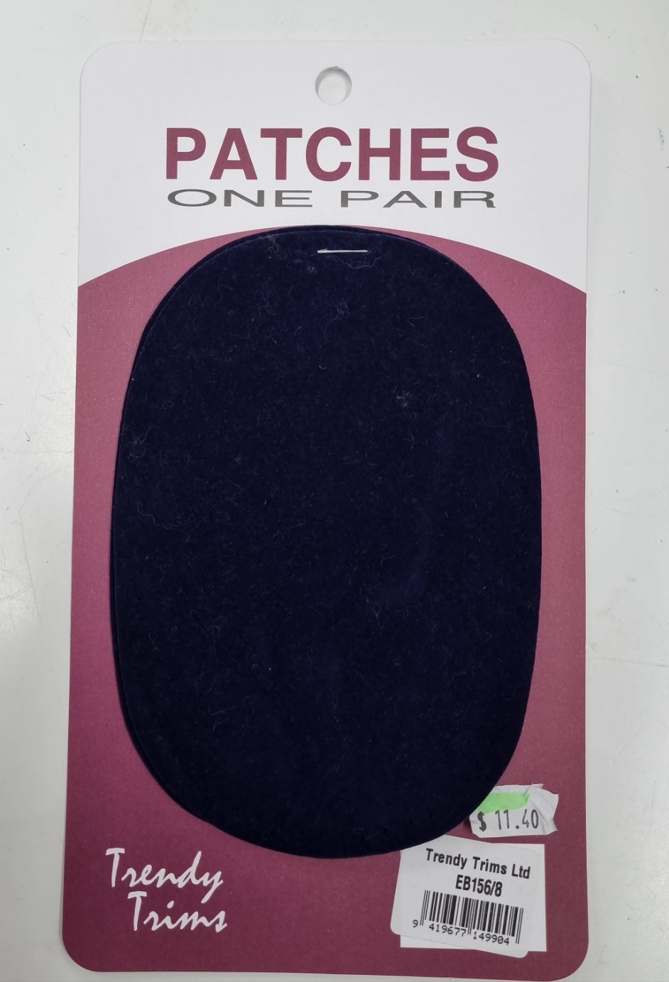 Elbow Patches - Navy EB156/8