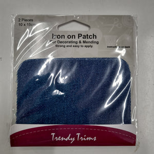 Iron on Patch - Mid Denim - HA690.MD