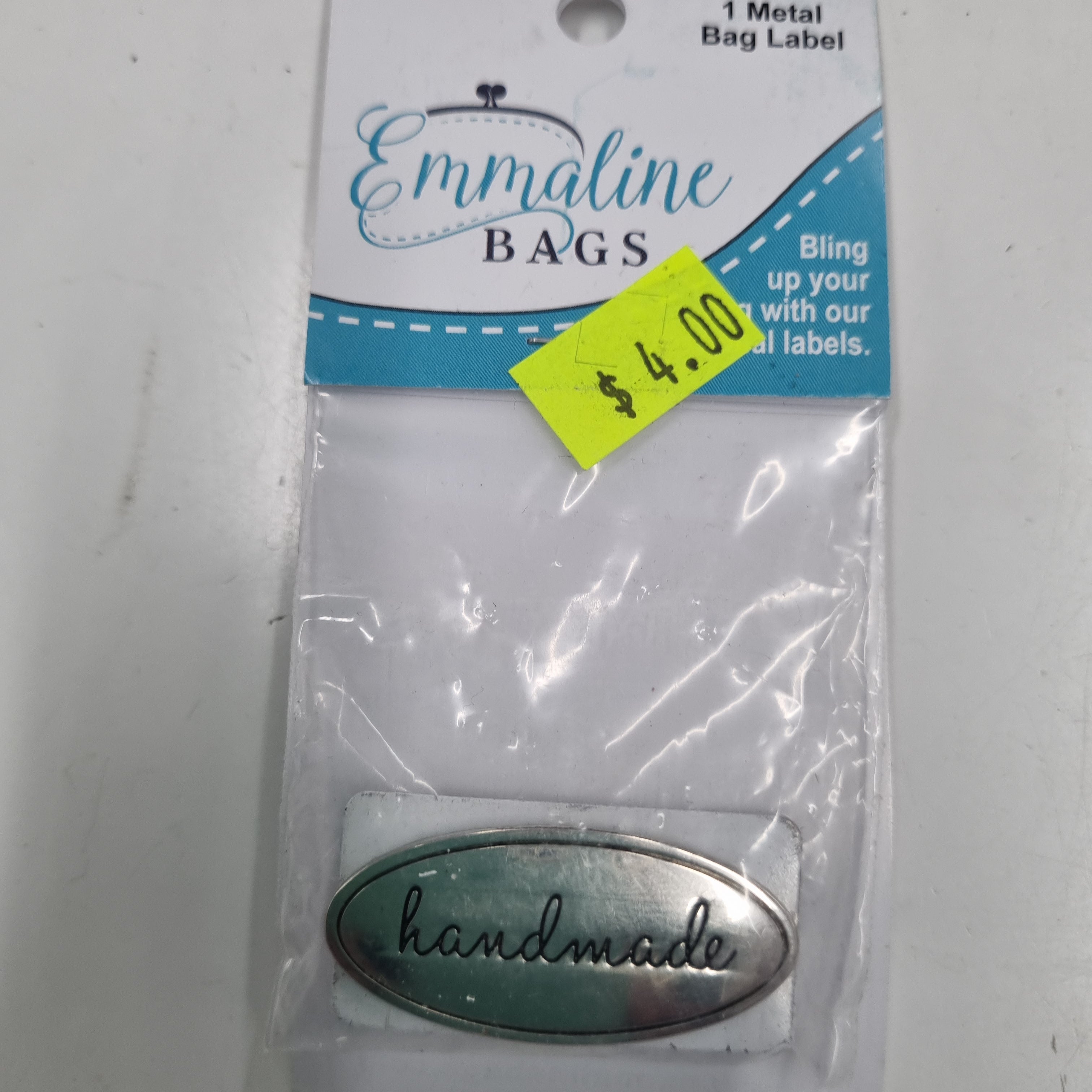 Metal Bag Label Nickel