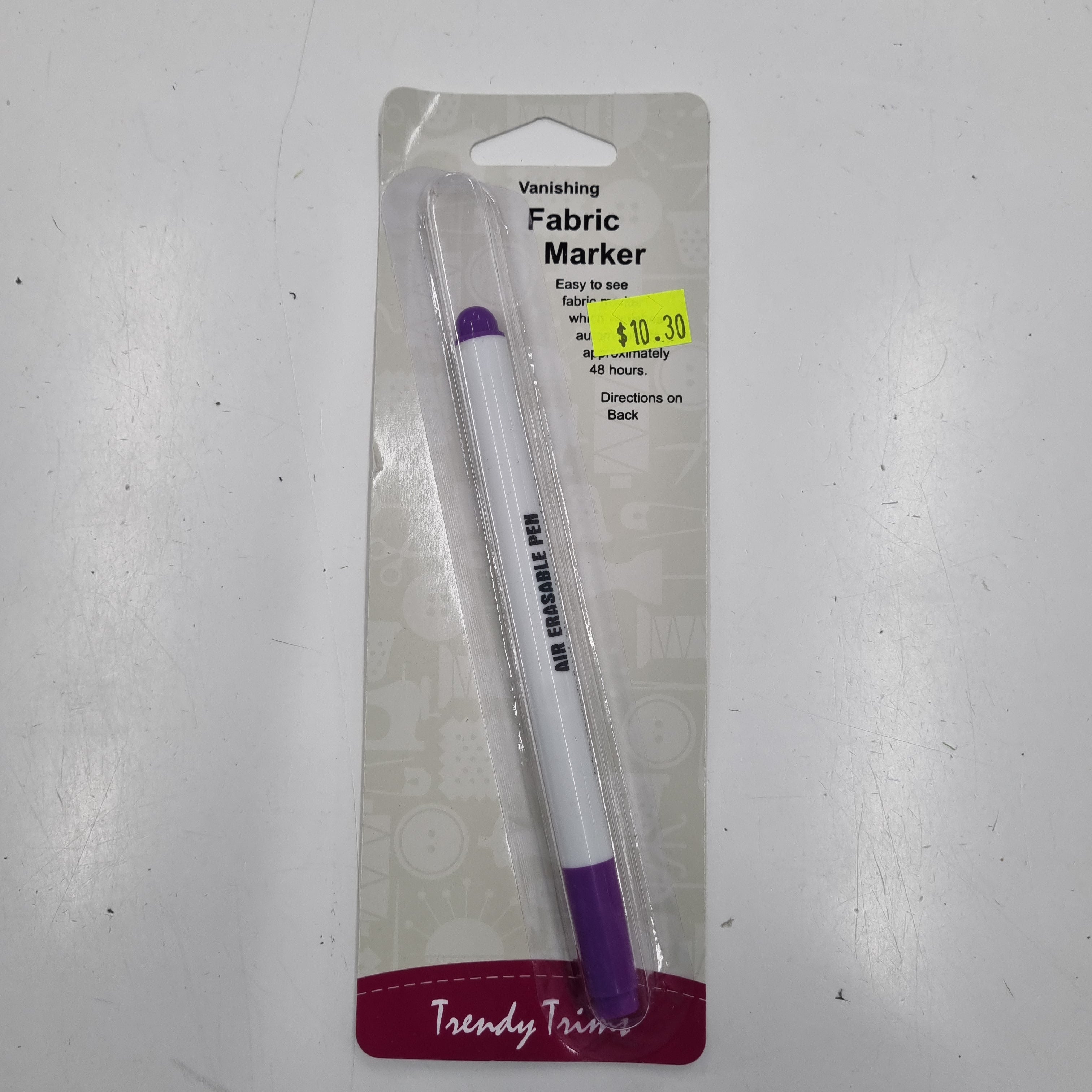 Fabric Marker Vanishing