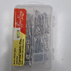 Curved Safety Pins Jumbo Pack