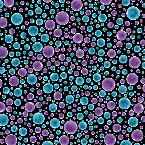 Bubbles - Purple/Teal