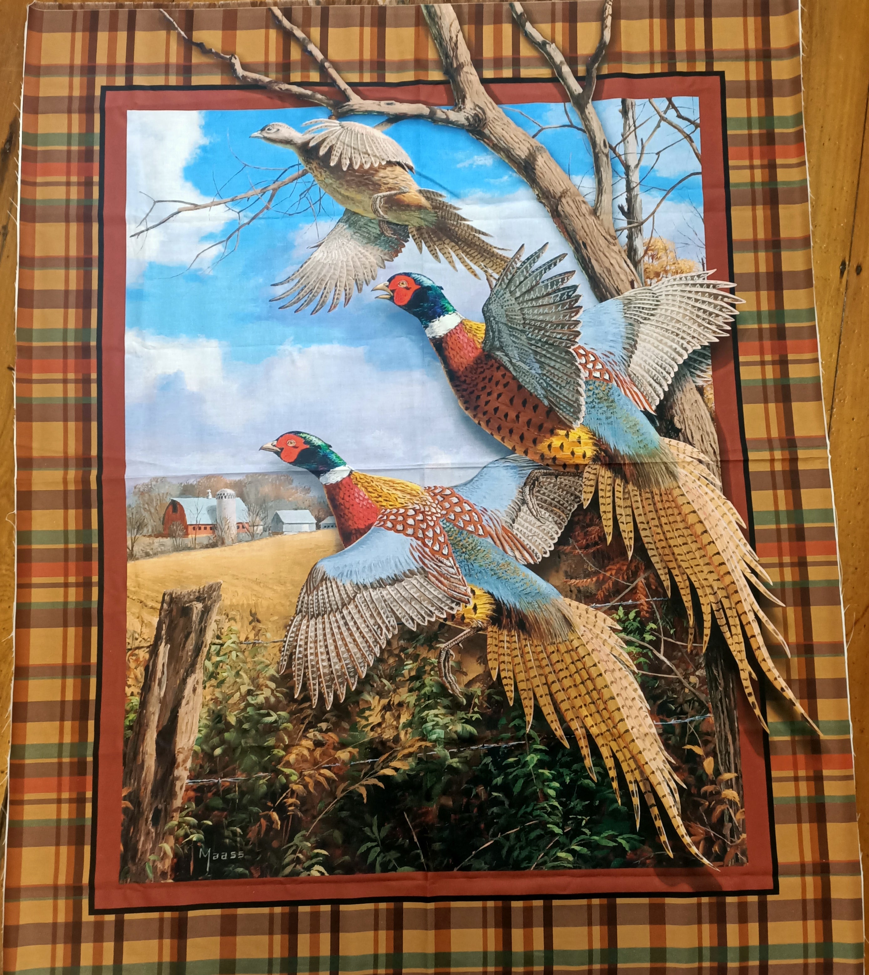 Wild Wings - Crested Ringneck Pheasant - Panel