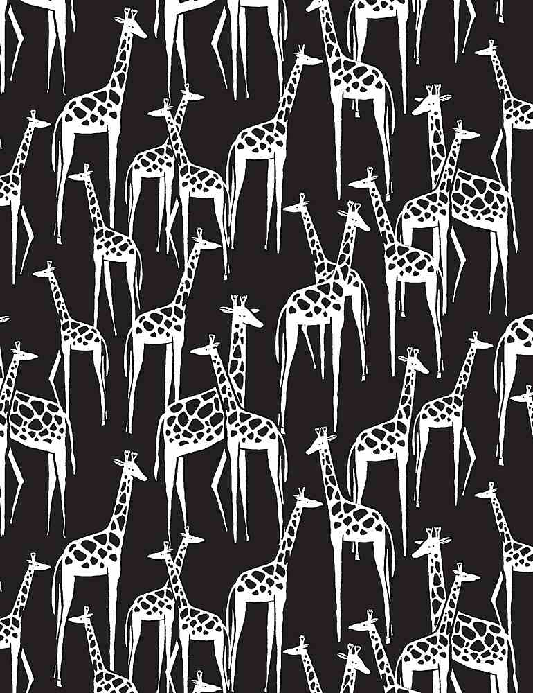 Wee Gallery - Giraffe Black