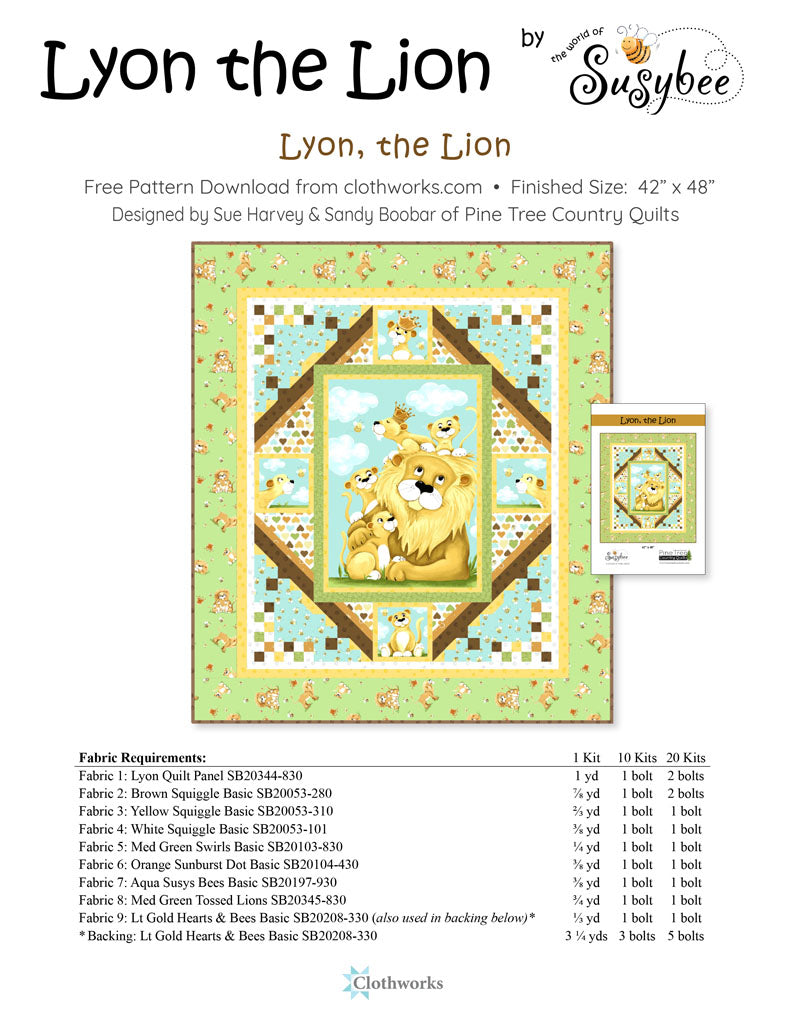 Lyon the Lion Kit