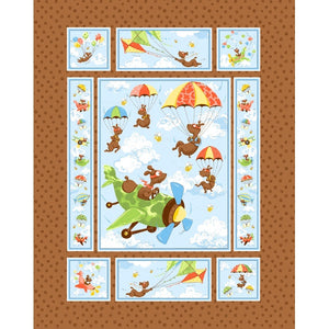 WOSB - Zig the Flying Ace Dog - Brown panel