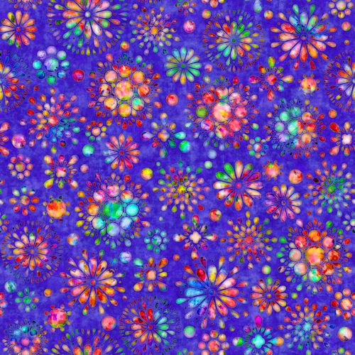 Floral burst - Purple