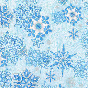 Holiday Flourish 11 - Blue